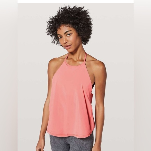 LULULEMON Coral Free Spirit Tank With Built In Bra (US 4) - Picture 1 of 10